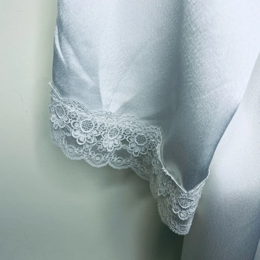 Christian Dior Vintage 80’s Lingerie white lace maxi long